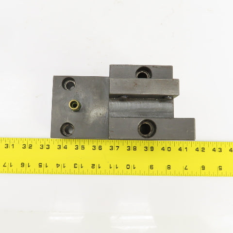 Bolt Down Coolant Fed Lathe Turret Round Tool Holder 22mm Shank 145mm x82mm Base