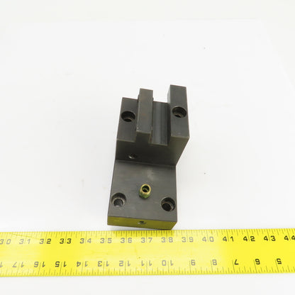 Bolt Down Coolant Fed Lathe Turret Round Tool Holder 22mm Shank 145mm x82mm Base