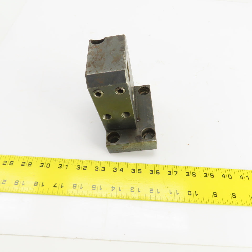 Double Bar Coolant Fed CNC Lathe Turret Tool Holder 1" Shank 105mm x 70mm Base
