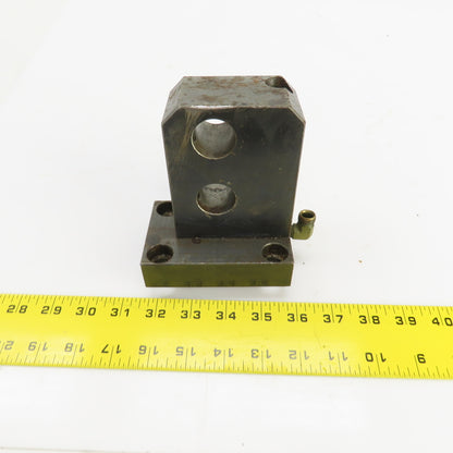 Double Bar Coolant Fed CNC Lathe Turret Tool Holder 1" Shank 105mm x 70mm Base