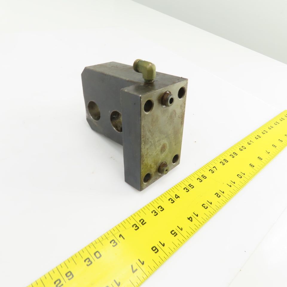 Double Bar Coolant Fed CNC Lathe Turret Tool Holder 1" Shank 105mm x 70mm Base
