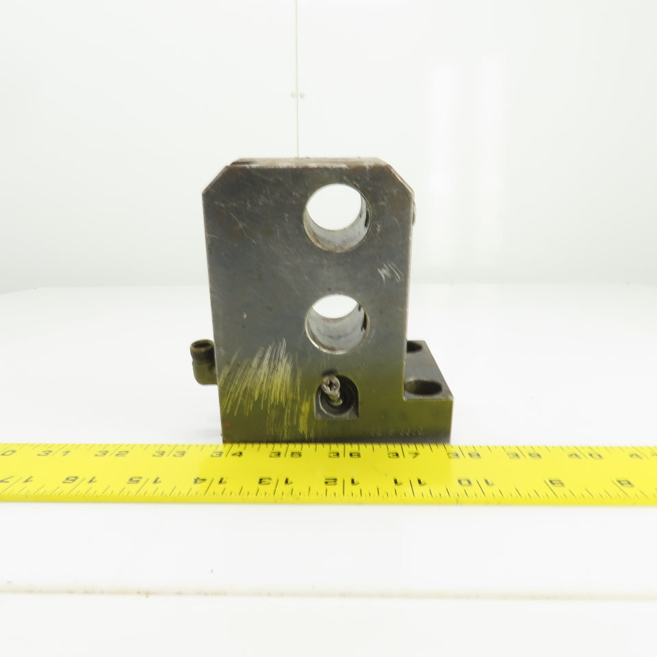 Double Bar Coolant Fed CNC Lathe Turret Tool Holder 1" Shank 105mm x 70mm Base
