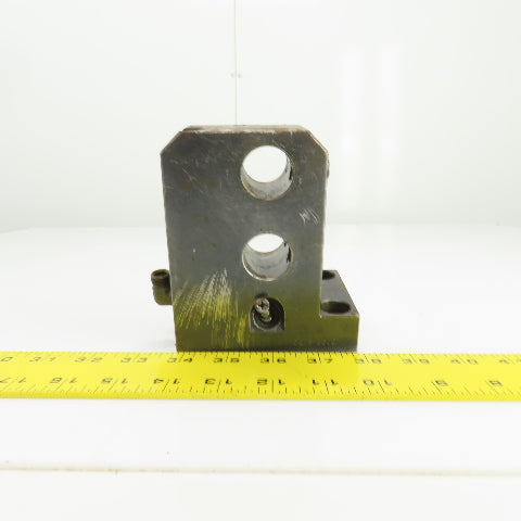 Double Bar Coolant Fed CNC Lathe Turret Tool Holder 1" Shank 105mm x 70mm Base