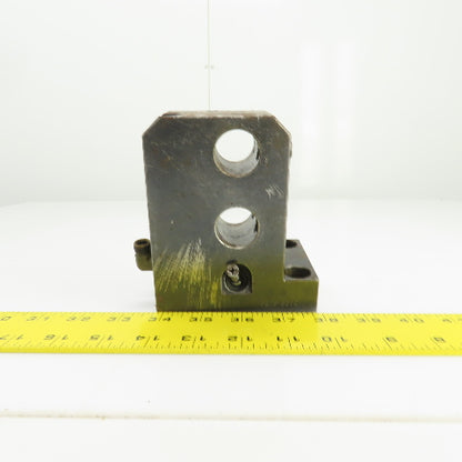 Double Bar Coolant Fed CNC Lathe Turret Tool Holder 1" Shank 105mm x 70mm Base