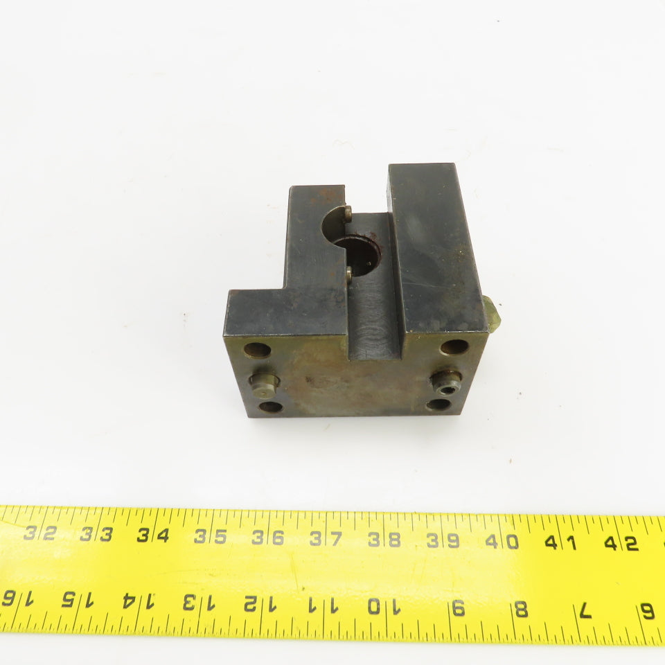 Bolt Down Coolant Fed CNC Lathe Turret Tool Holder 22mm/1" Shank 105mmx71mm Base