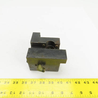 Bolt Down Coolant Fed CNC Lathe Turret Tool Holder 22mm/1" Shank 105mmx71mm Base