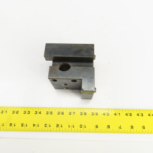 Bolt Down Coolant Fed CNC Lathe Turret Tool Holder 22mm/1" Shank 105mmx71mm Base