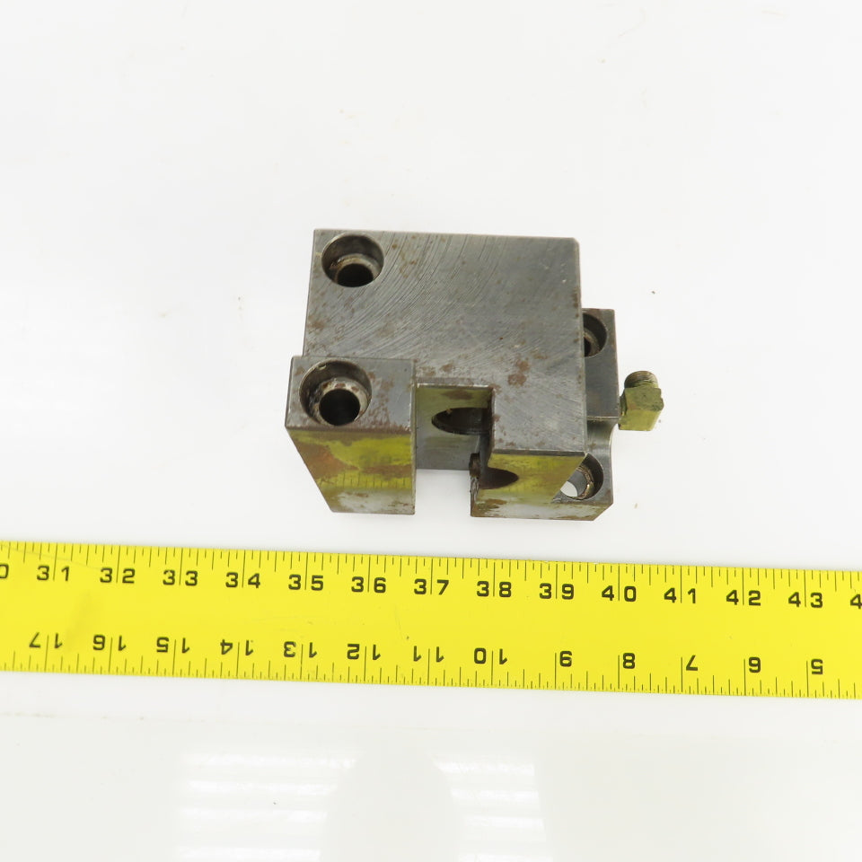 Bolt Down Coolant Fed CNC Lathe Turret Tool Holder 22mm/1" Shank 105mmx71mm Base