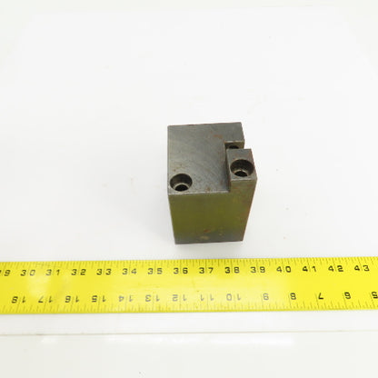 Bolt Down Coolant Fed CNC Lathe Turret Tool Holder 22mm/1" Shank 105mmx71mm Base