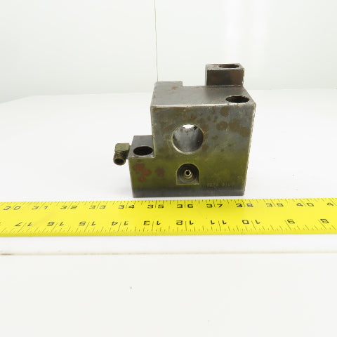 Bolt Down Coolant Fed CNC Lathe Turret Tool Holder 22mm/1" Shank 105mmx71mm Base