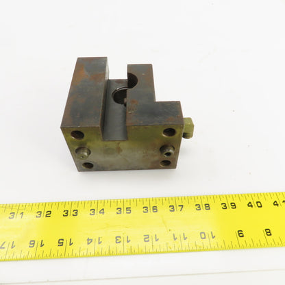 Bolt Down Coolant Fed CNC Lathe Turret Tool Holder 22mm/1" Shank 105mmx71mm Base