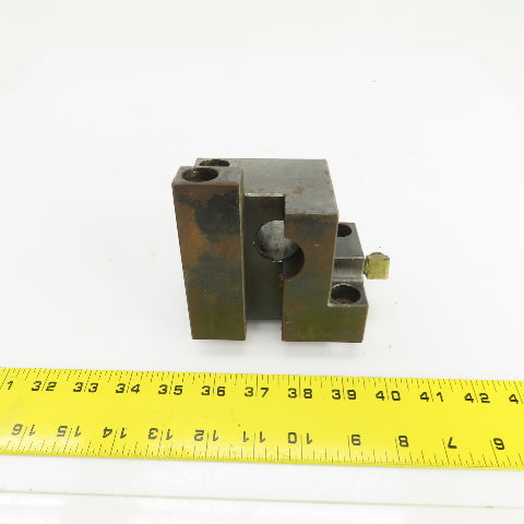 Bolt Down Coolant Fed CNC Lathe Turret Tool Holder 22mm/1" Shank 105mmx71mm Base