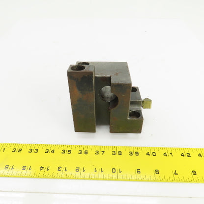 Bolt Down Coolant Fed CNC Lathe Turret Tool Holder 22mm/1" Shank 105mmx71mm Base