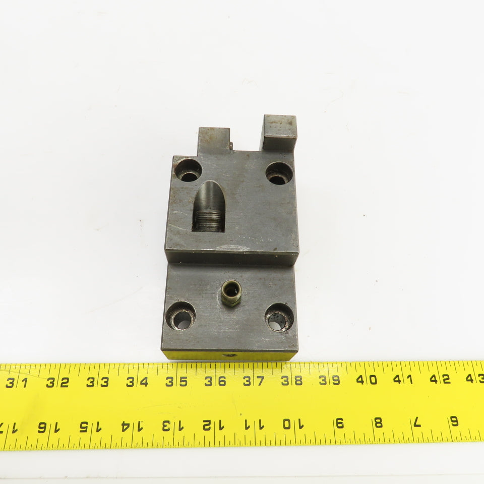 Bolt Down Coolant Fed CNC Lathe Turret Tool Holder 22mm Shank 125mm x 82mm Base