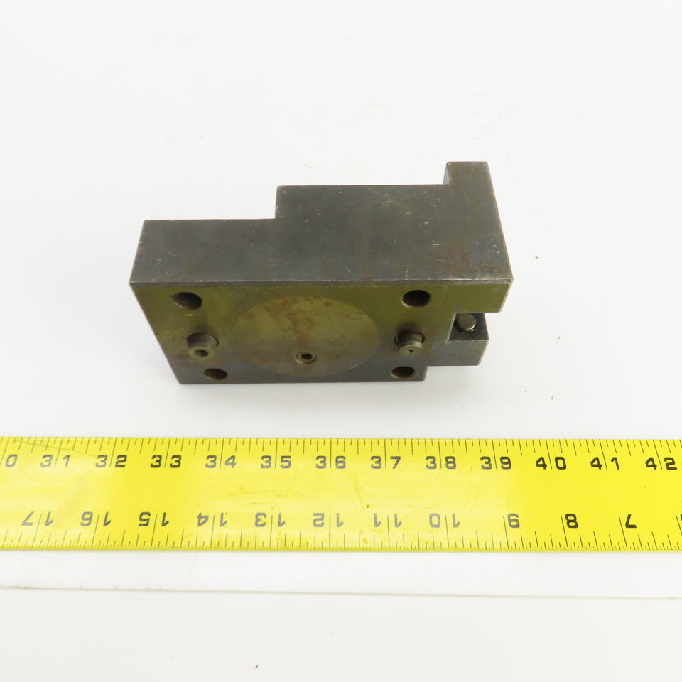Bolt Down Coolant Fed CNC Lathe Turret Tool Holder 22mm Shank 125mm x 82mm Base
