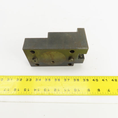 Bolt Down Coolant Fed CNC Lathe Turret Tool Holder 22mm Shank 125mm x 82mm Base