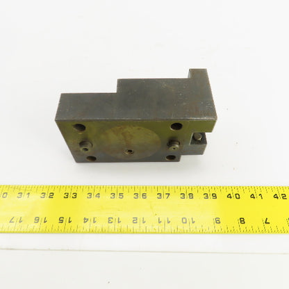 Bolt Down Coolant Fed CNC Lathe Turret Tool Holder 22mm Shank 125mm x 82mm Base