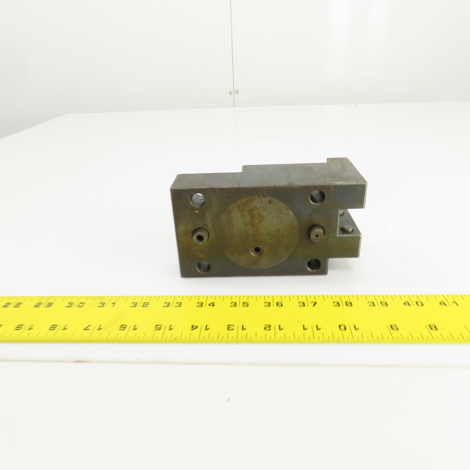 Bolt Down Coolant Fed CNC Lathe Turret Tool Holder 22mm Shank 125mm x 82mm Base