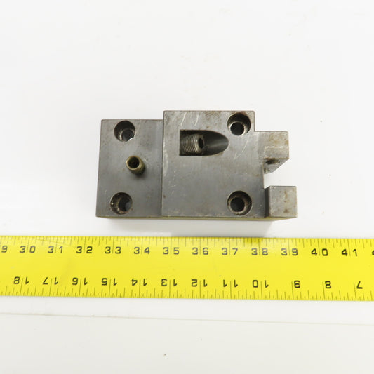 Bolt Down Coolant Fed CNC Lathe Turret Tool Holder 22mm Shank 125mm x 82mm Base