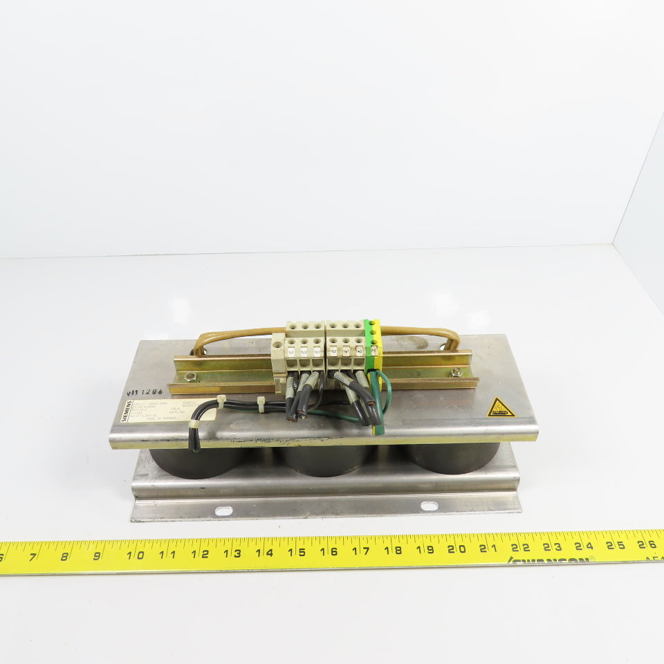 Siemens 6SN1111-0AA00-0BA0 Line Reactor 50/60/6600Hz 30A