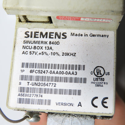 Siemens 6FC5247-0AA00-0AA3 Sinumerik 840D NCU-BOX 13A Ver A
