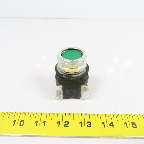 Allen Bradley 800H-AR Ser F Green Momentary Contact Push Button Switch 600V