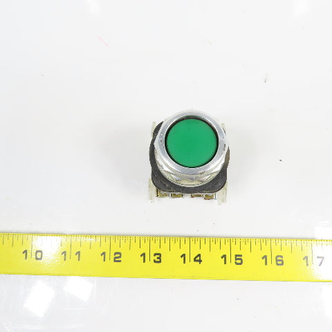 Allen Bradley 800H-AR Ser F Green Momentary Contact Push Button Switch 600V