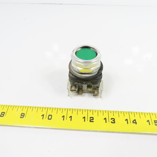 Allen Bradley 800H-AR Ser F Green Momentary Contact Push Button Switch 600V