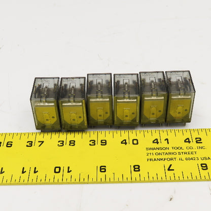 Fuji Electric HH62P 24VDC Coil Relay Module Lot Of 6