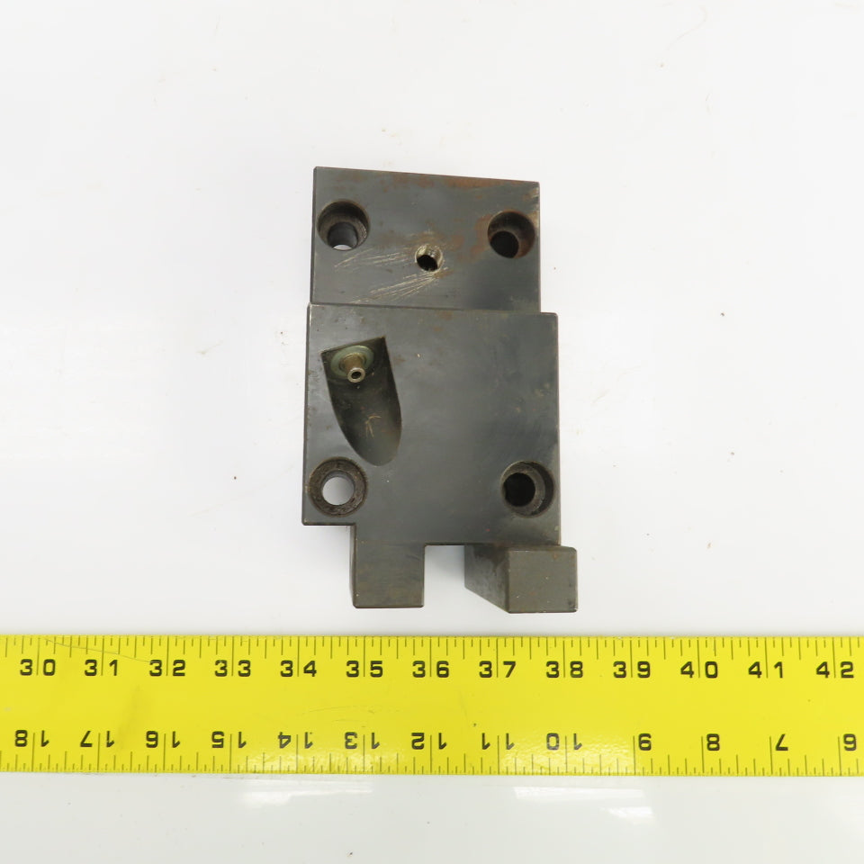 Bolt Down Coolant Fed CNC Lathe Turret Tool Holder 22mm Shank 125mm x 82mm Base