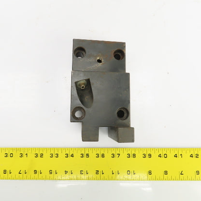Bolt Down Coolant Fed CNC Lathe Turret Tool Holder 22mm Shank 125mm x 82mm Base