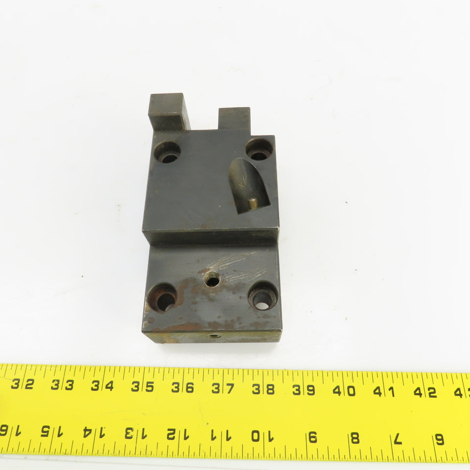 Bolt Down Coolant Fed CNC Lathe Turret Tool Holder 22mm Shank 125mm x 82mm Base