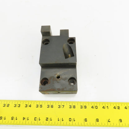 Bolt Down Coolant Fed CNC Lathe Turret Tool Holder 22mm Shank 125mm x 82mm Base