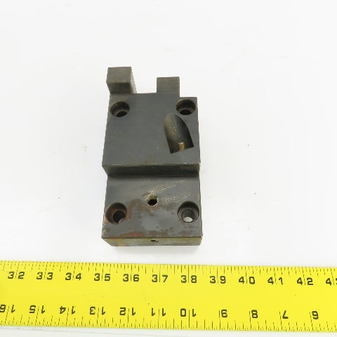 Bolt Down Coolant Fed CNC Lathe Turret Tool Holder 22mm Shank 125mm x 82mm Base