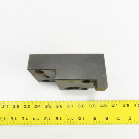 Bolt Down Coolant Fed CNC Lathe Turret Tool Holder 22mm Shank 125mm x 82mm Base