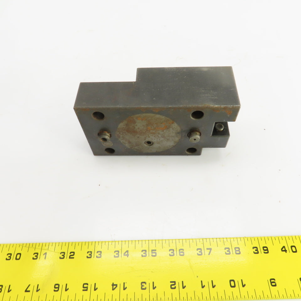 Bolt Down Coolant Fed CNC Lathe Turret Tool Holder 22mm Shank 125mm x 82mm Base