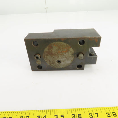 Bolt Down Coolant Fed CNC Lathe Turret Tool Holder 22mm Shank 125mm x 82mm Base