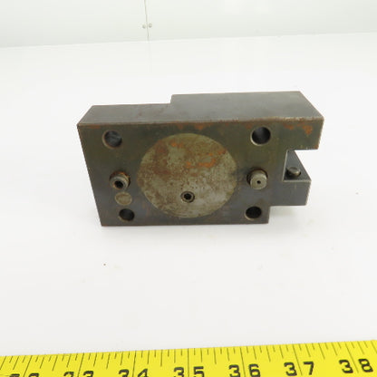 Bolt Down Coolant Fed CNC Lathe Turret Tool Holder 22mm Shank 125mm x 82mm Base