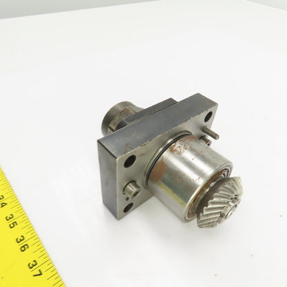 Bolt Down CNC Lathe Turret Live Tool Holder 19mm Shank 116mm x 80mm Base