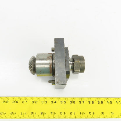 Bolt Down CNC Lathe Turret Live Tool Holder 19mm Shank 116mm x 80mm Base