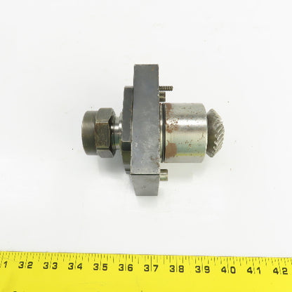 Bolt Down CNC Lathe Turret Live Tool Holder 19mm Shank 116mm x 80mm Base