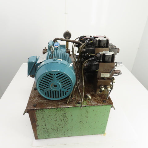 Daikin Y473048A-2 15 Gallon 1.5kW Hydraulic Power Unit 220V 3PH W/V15AIR-95 Pump