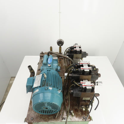 Daikin Y473048A-2 15 Gallon 1.5kW Hydraulic Power Unit 220V 3PH W/V15AIR-95 Pump