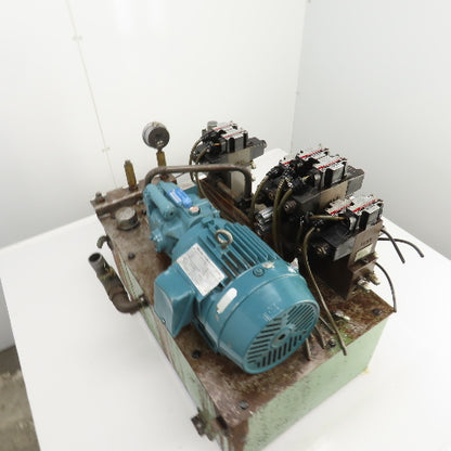 Daikin Y473048A-2 15 Gallon 1.5kW Hydraulic Power Unit 220V 3PH W/V15AIR-95 Pump