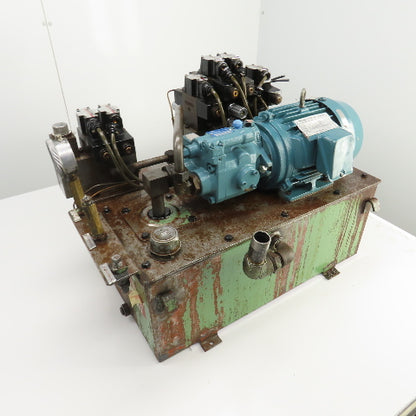 Daikin Y473048A-2 15 Gallon 1.5kW Hydraulic Power Unit 220V 3PH W/V15AIR-95 Pump