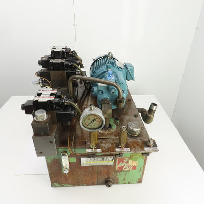 Daikin Y473048A-2 15 Gallon 1.5kW Hydraulic Power Unit 220V 3PH W/V15AIR-95 Pump