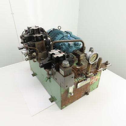 Daikin Y473048A-2 15 Gallon 1.5kW Hydraulic Power Unit 220V 3PH W/V15AIR-95 Pump