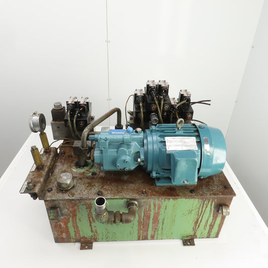 Daikin Y473048A-2 15 Gallon 1.5kW Hydraulic Power Unit 220V 3PH W/V15AIR-95 Pump