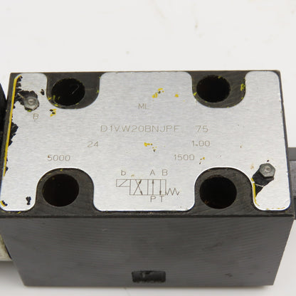 Parker D1VW20BNJPF 4/2 Way Directional Valve Single Solenoid 24VDC 5000PSI