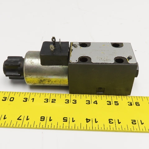 Parker D1VW20BNJPF 4/2 Way Directional Valve Single Solenoid 24VDC 5000PSI